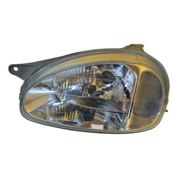 Farol Esquerdo Corsa 1995 A 2010 Lente Lisa