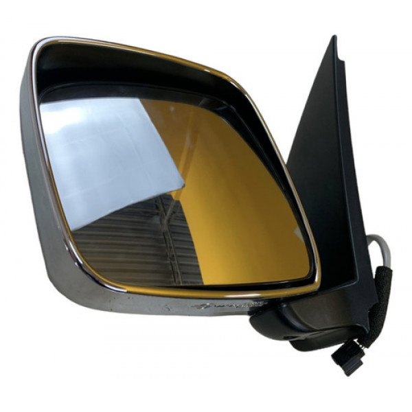 Retrovisor Esquerdo Frontier Cromado 2008/2016 Novo Original